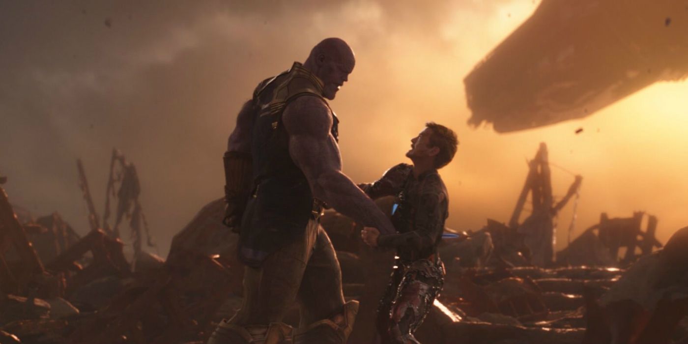 Infinity War Thanos Scene Parallels First Iron Man Movie