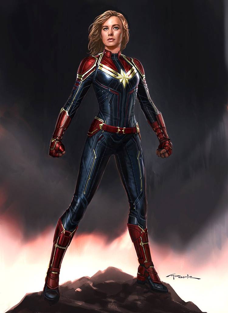 Captain Marvel SDCC 2017 Concept Art Officially Released Online