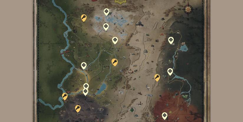 Fallout 76: Map Locations For EVERYTHING to 100% The Game