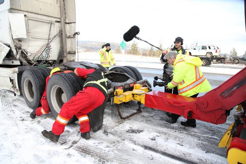 Film crew Highway Thru Hell