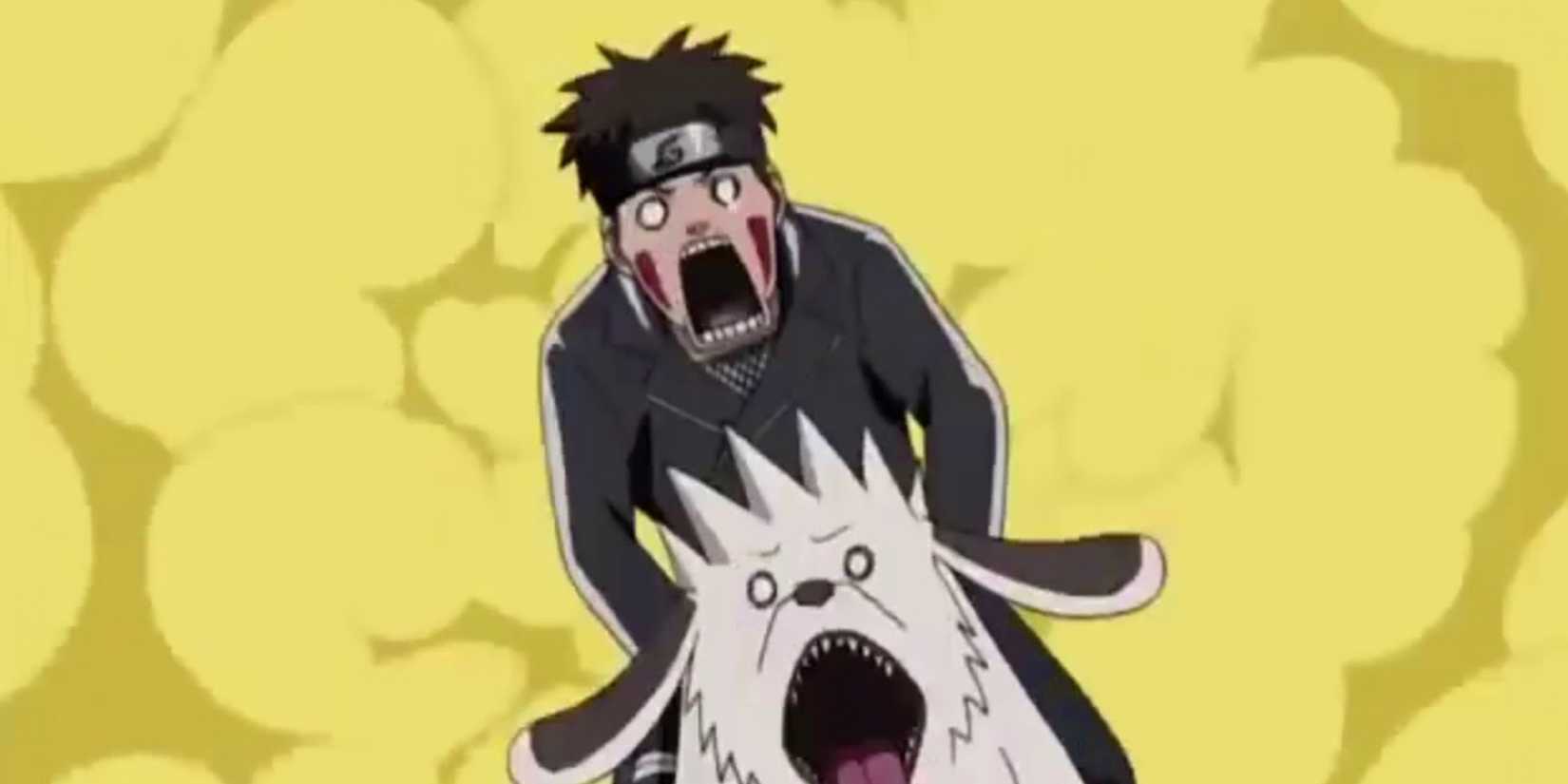 Kiba and Akamaru are targeted by Naruto passing gas in Naruto