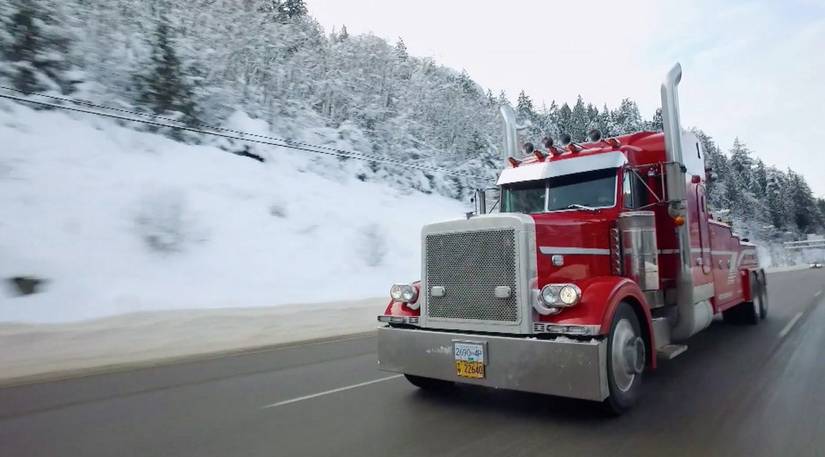 driving along on Highway Thru Hell