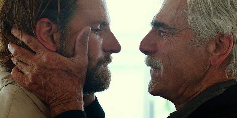 Bradley Cooper and Sam Elliott in A Star is Born