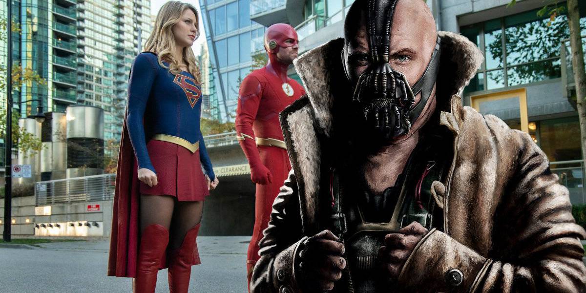 Elseworlds Photo Includes Dark Knight Rises Bane Easter Egg