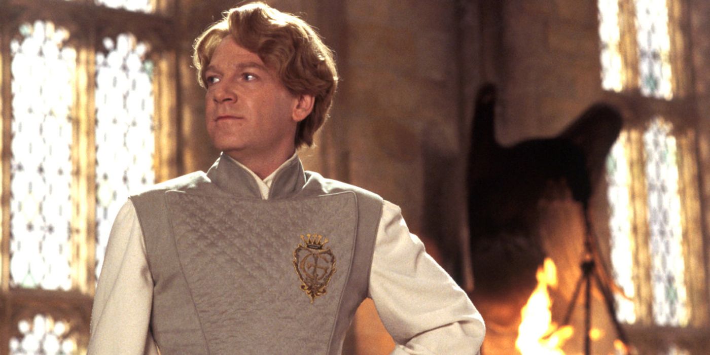 Gilderoy Lockhart dando aula em Harry Potter e a Câmara Secreta