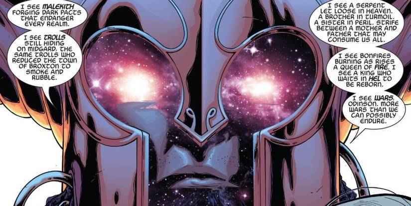 Heimdall Marvel Comic Eyes