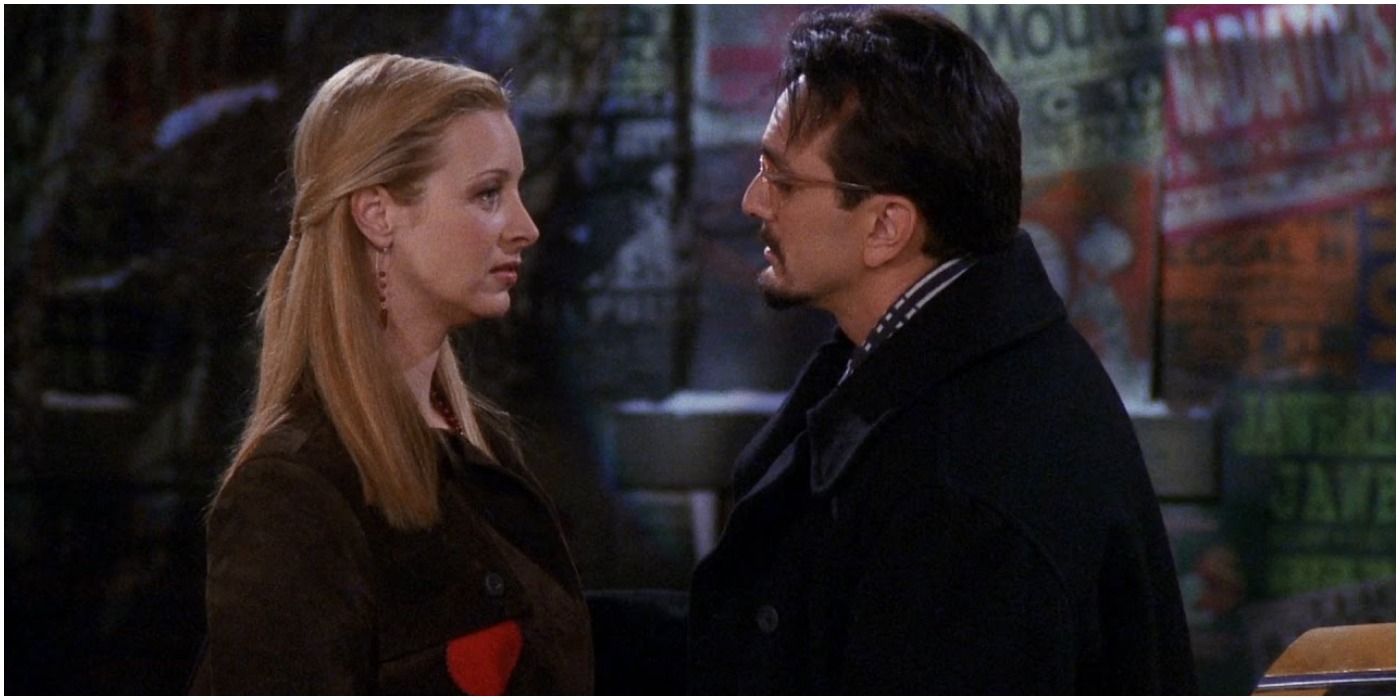 Lisa Kudrow as Phoebe and Hank Azaria as David in Friends