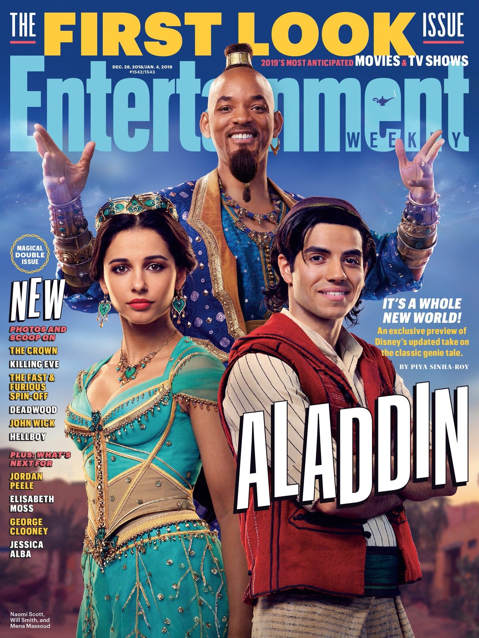 Live-Action Aladdin Images Reveal Will Smith as the Genie