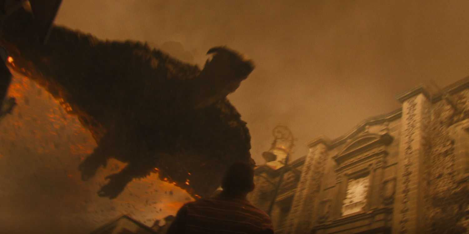 Rodan Flying Over Italy in Godzilla King of the Monsters