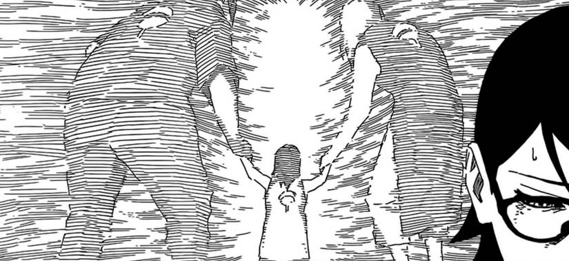 Sarada Thinks About Learning To Walk in Boruto Manga