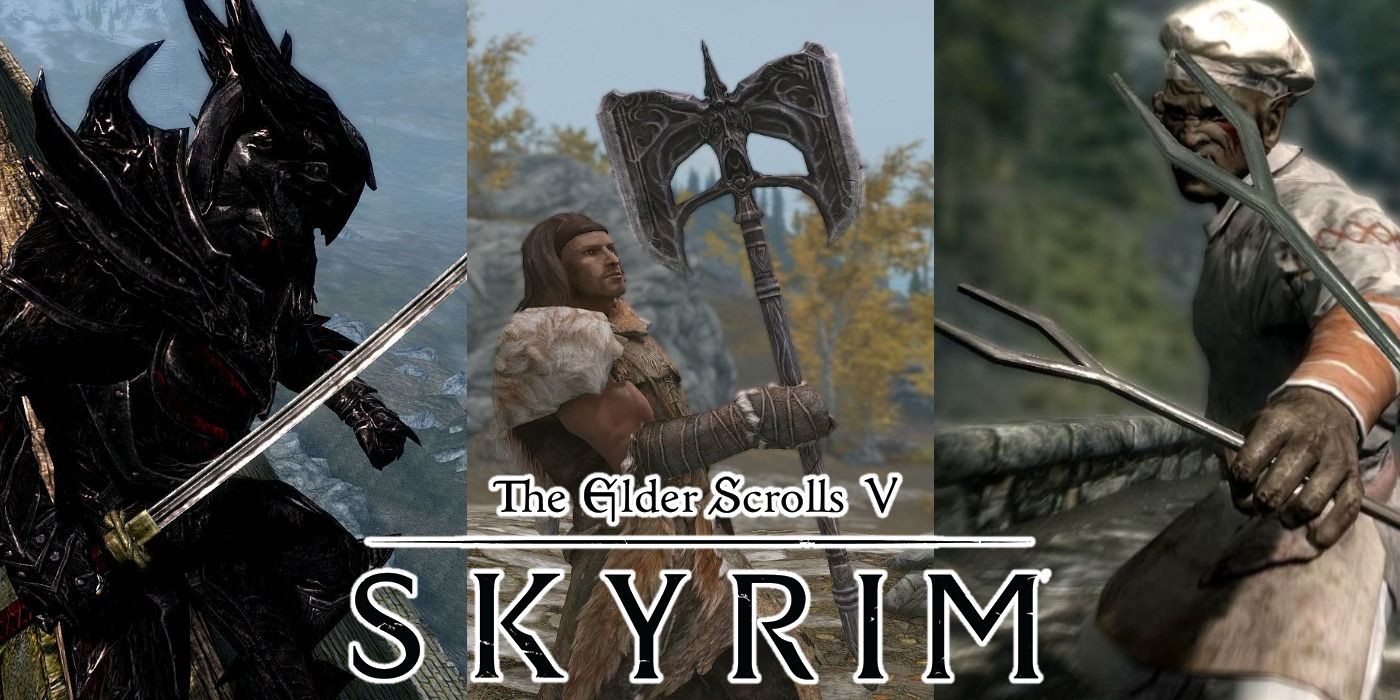 Skyrim 12 Worthless Weapons Everyone Uses