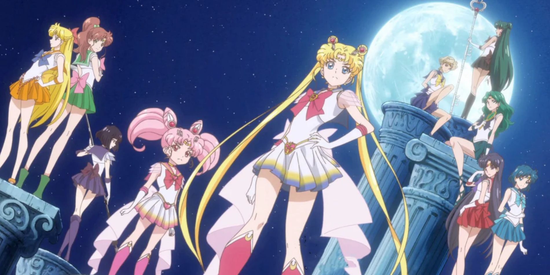 The Sailor Senshi In Sailor Moon Crystal
