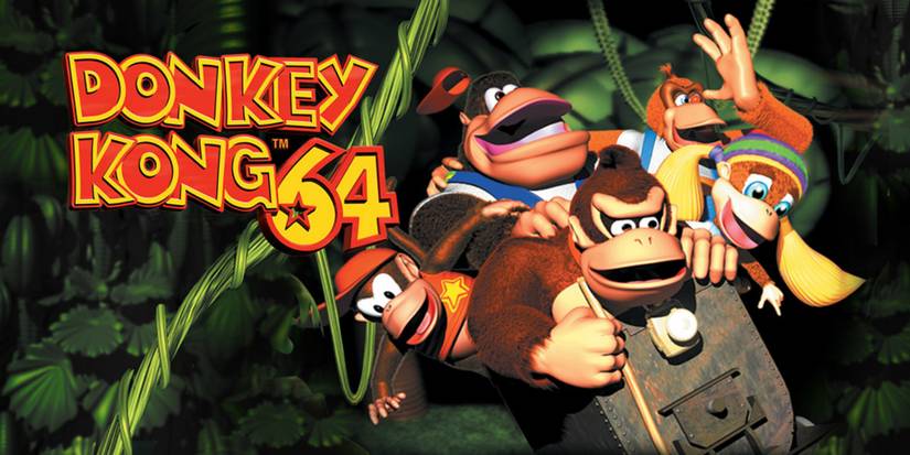 Title card shot of Donkey Kong 64.