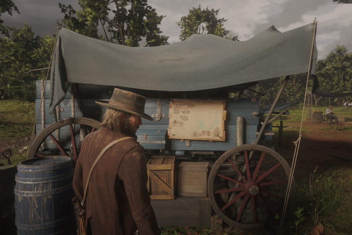 Red Dead Redemption 2 Fast Travel map