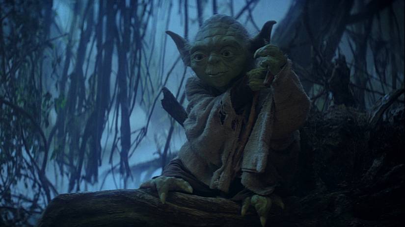 Yoda Star Wars Dagobah Meets Luke Empire Strikes Back