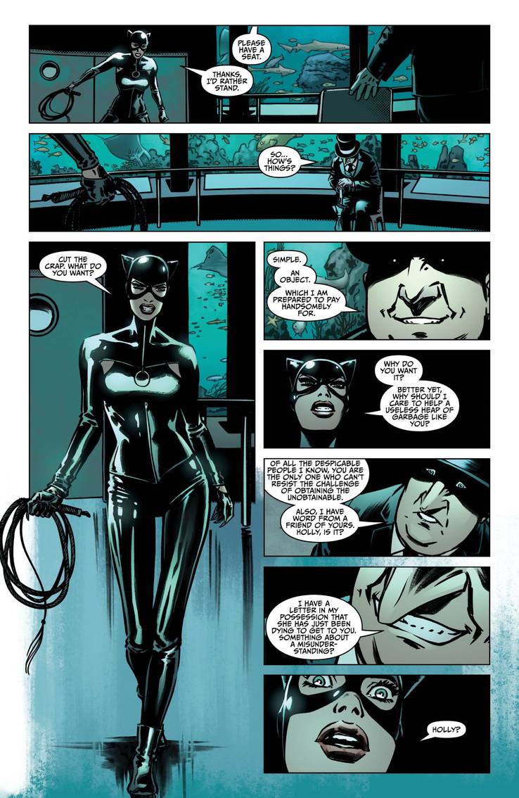 Catwoman Returns To Her Tomb Raiding Ways For Penguin
