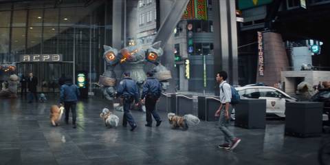 Tim in Ryme City in Detective Pikachu