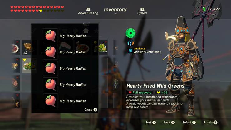 Breath Of The Wild Every Recipe You Need To Know To Beat The Game Breath Of The Wild Every Recipe You Need To Know To Beat The Game