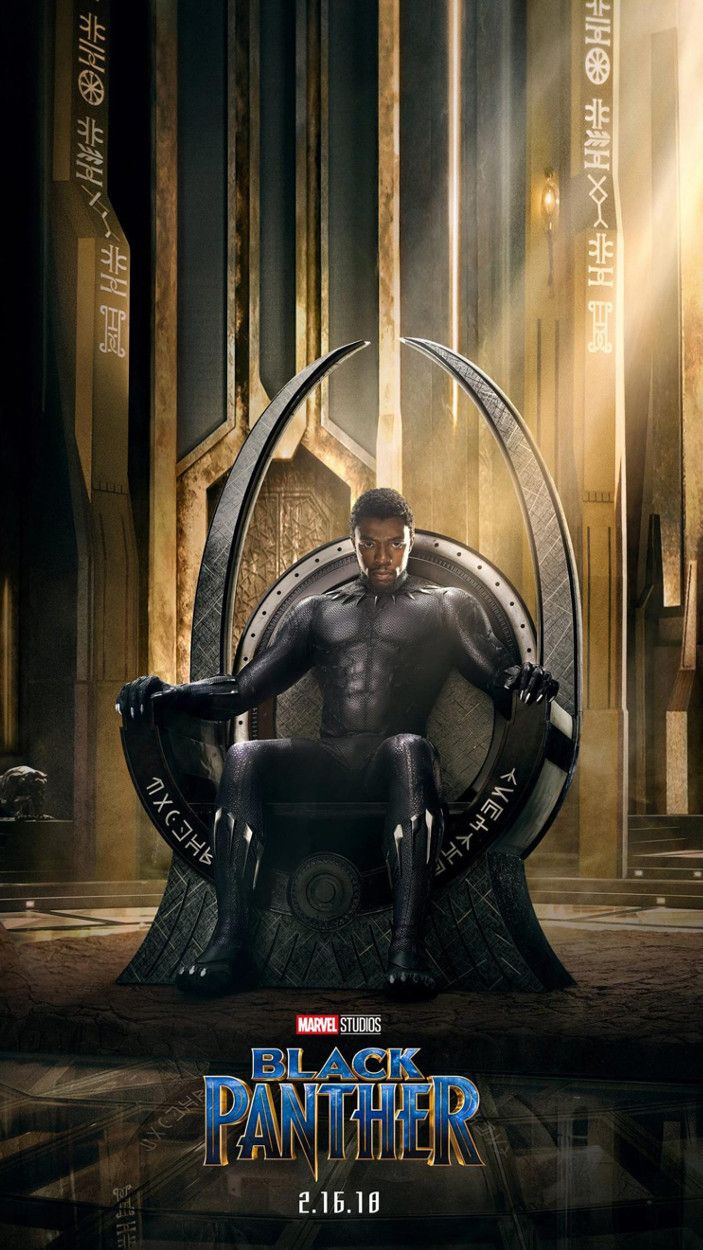 Chadwick Boseman As Black Panther Poster Image