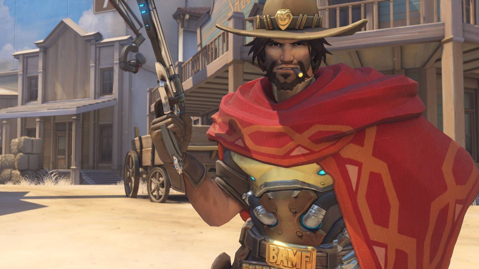 Chris Hardwick, the voice actor behind McCree, in a rare photo