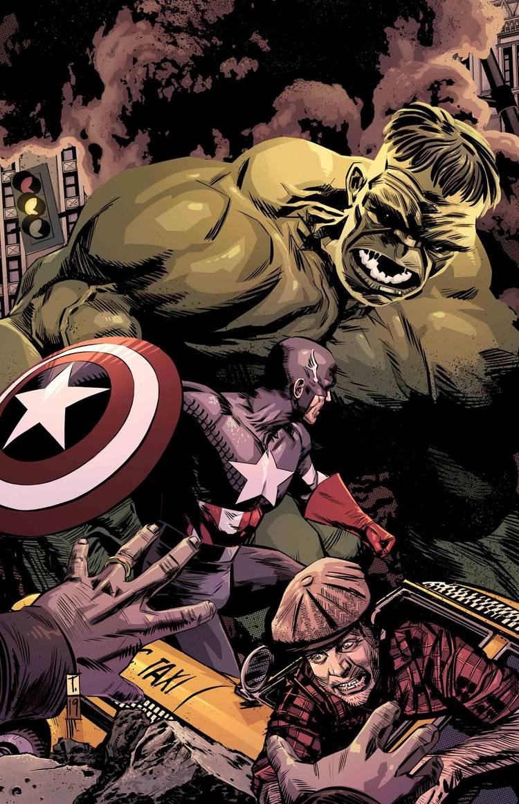 Savage Avengers Hulk Captain America Variant