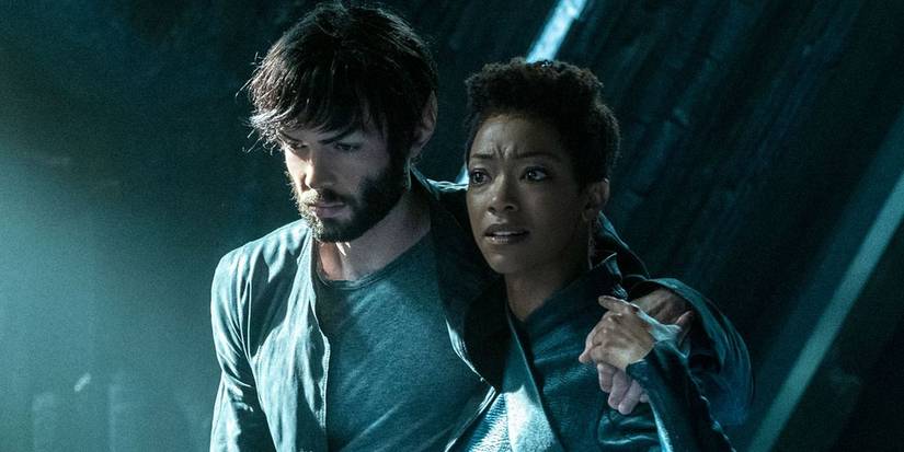 5 Star Trek Secrets Spock Kept From Kirk Despite Their Strange New Worlds Mind Meld Star Trek Discovery Spock Michael Burnham Talos IV