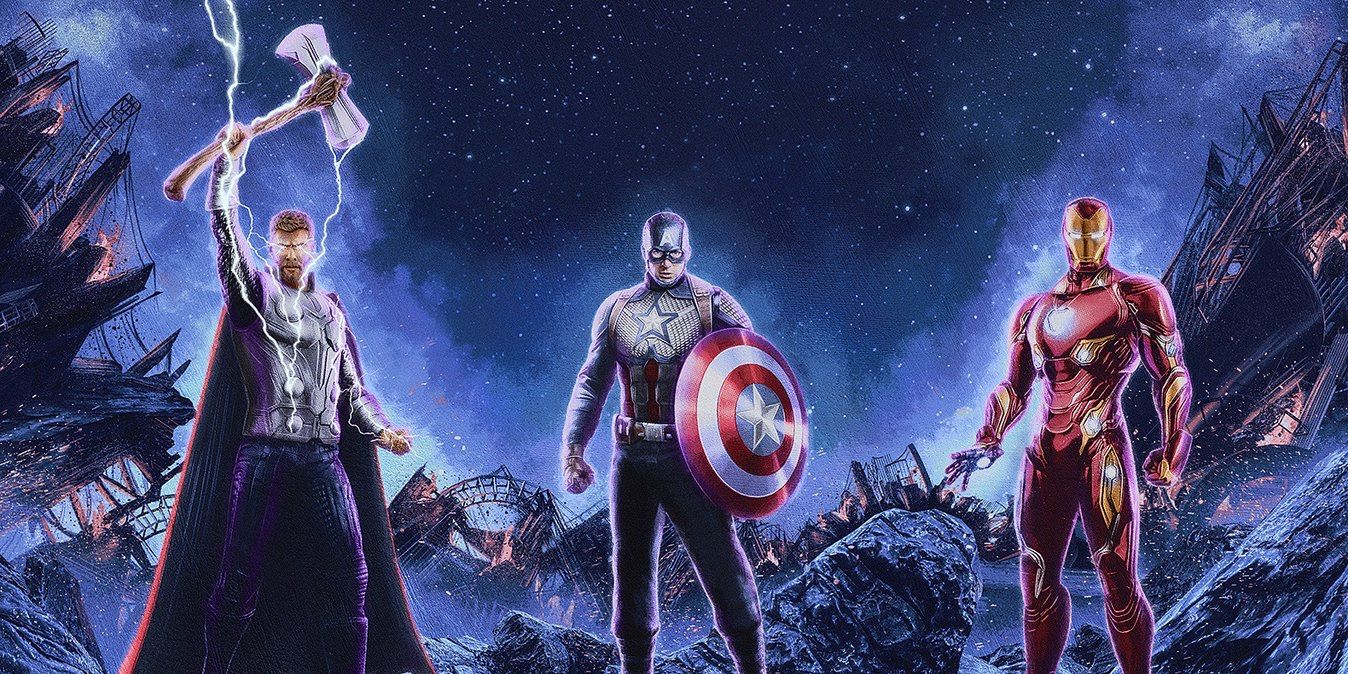 Avengers Endgame Poster Highlights Thor Iron Man Captain