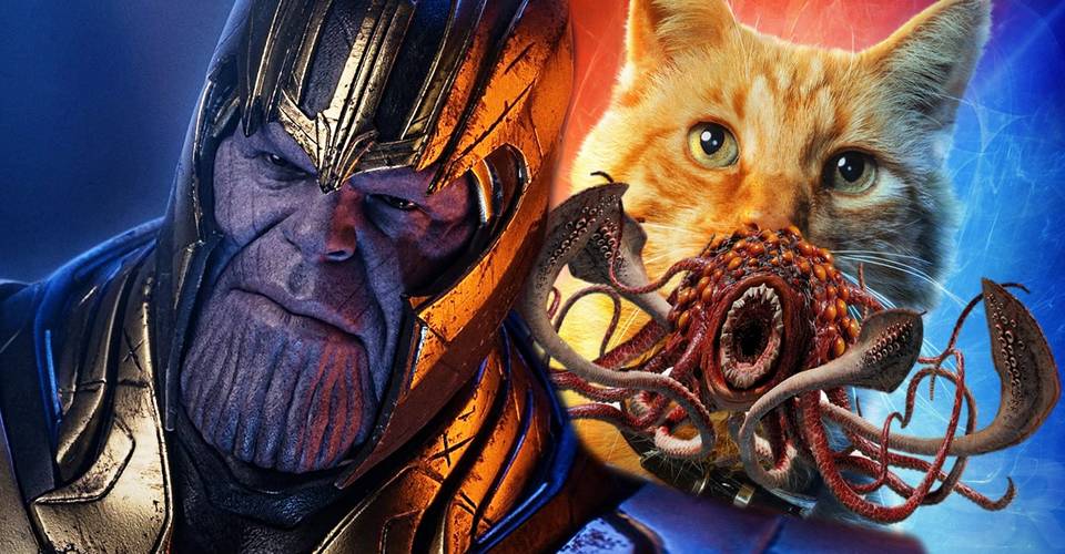 Forget Thanos Butt Captain Marvel S Cat Should Eat Him