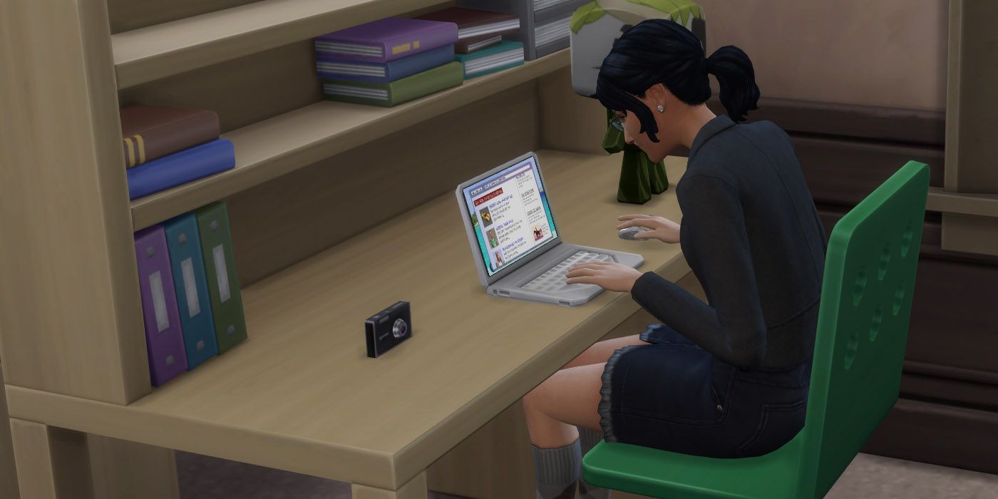 Sims 4 uni study hard