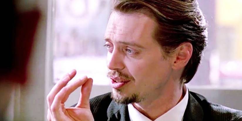 Mr Pink sitting in the cafe in Reservoir Dogs