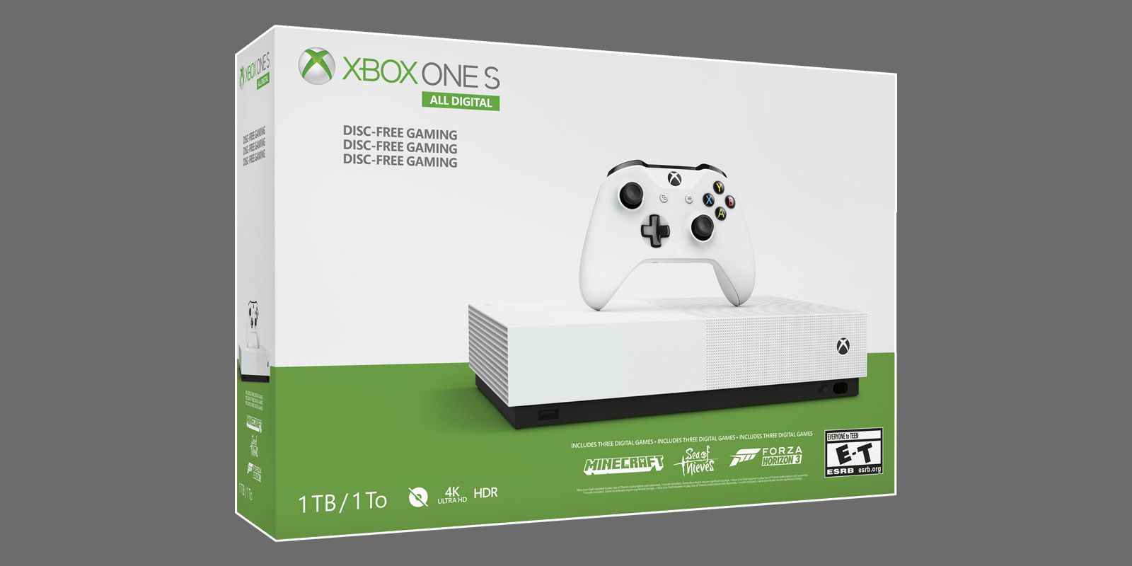 Discless Xbox One S All Digital Edition Officially Unveiled 