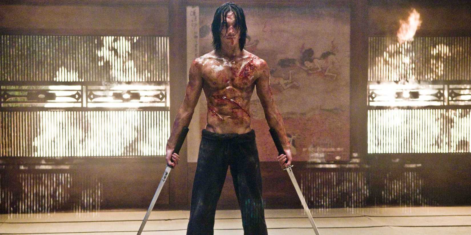 Rain como Raizo em Ninja Assassin