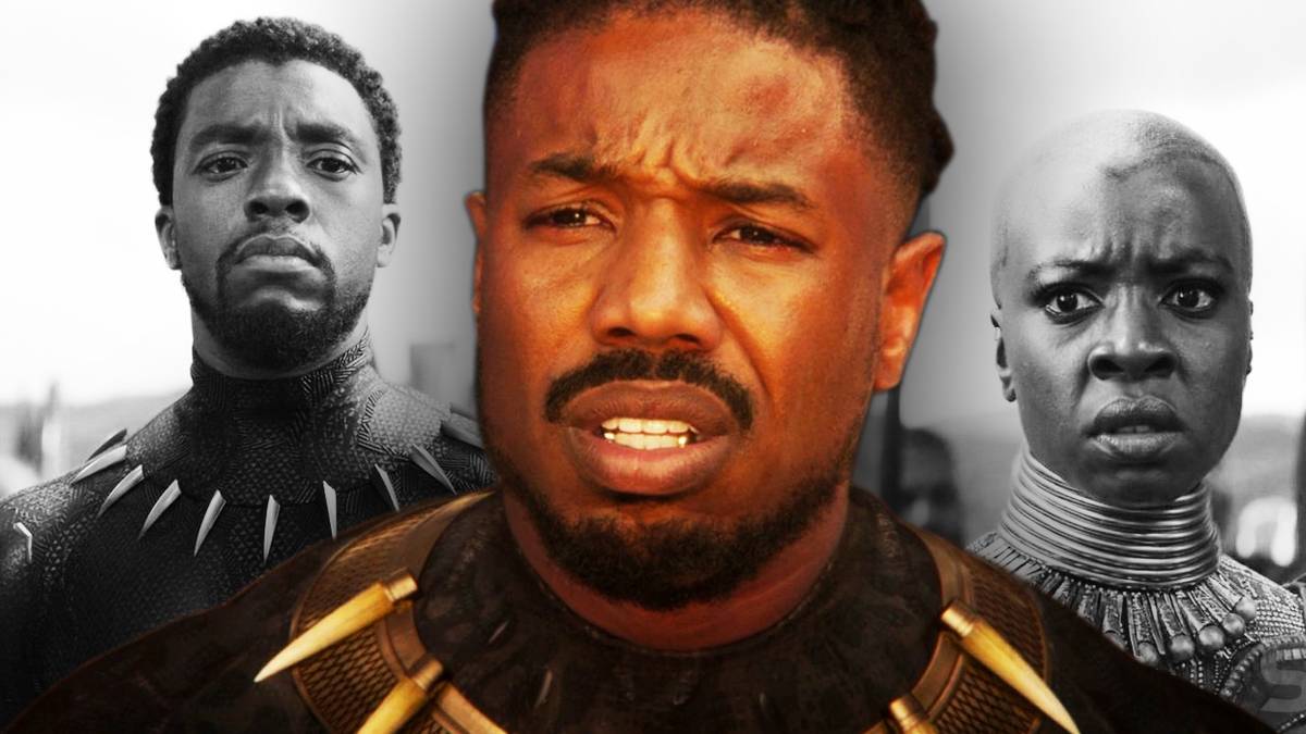 Black Panther Killmonger and Okoye