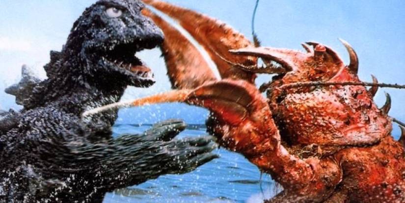Godzilla luta contra Ebirah em Ebirah, Horror of the Deep