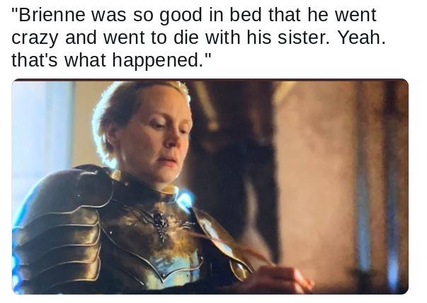 Game Of Thrones X Mean Girls 10 Best Brienne Burn Book Memes The Internet Has Given Us