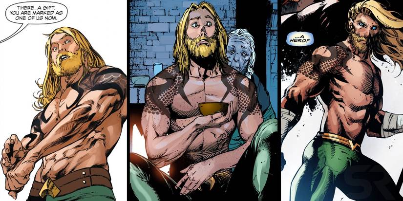 Aquaman DC Comic With Momoa Tattoos