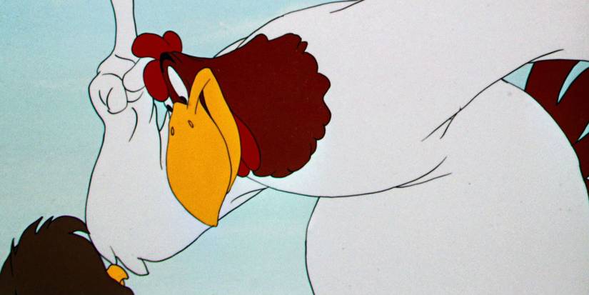 Foghorn Leghorn looking angry