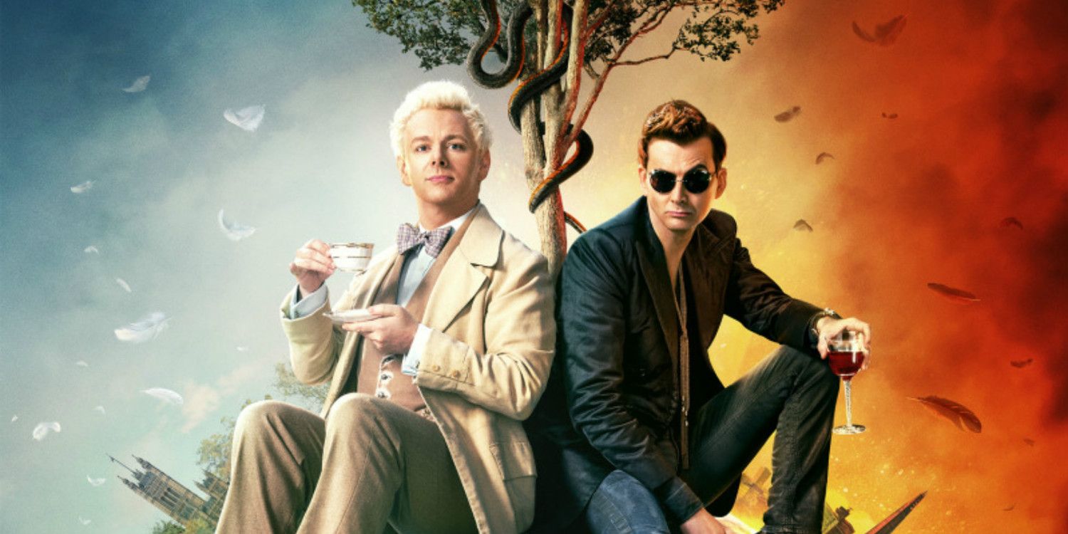 Good Omens Creator Clarifies Crowley And Aziraphales Genders 9000