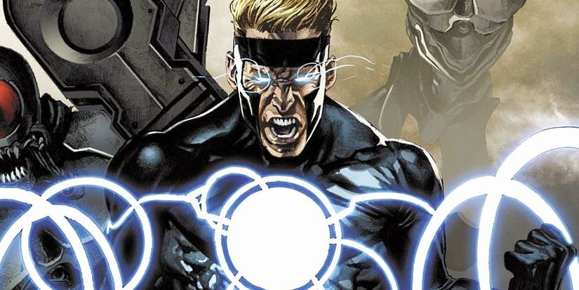 Havok using his powers in Marvel Comics