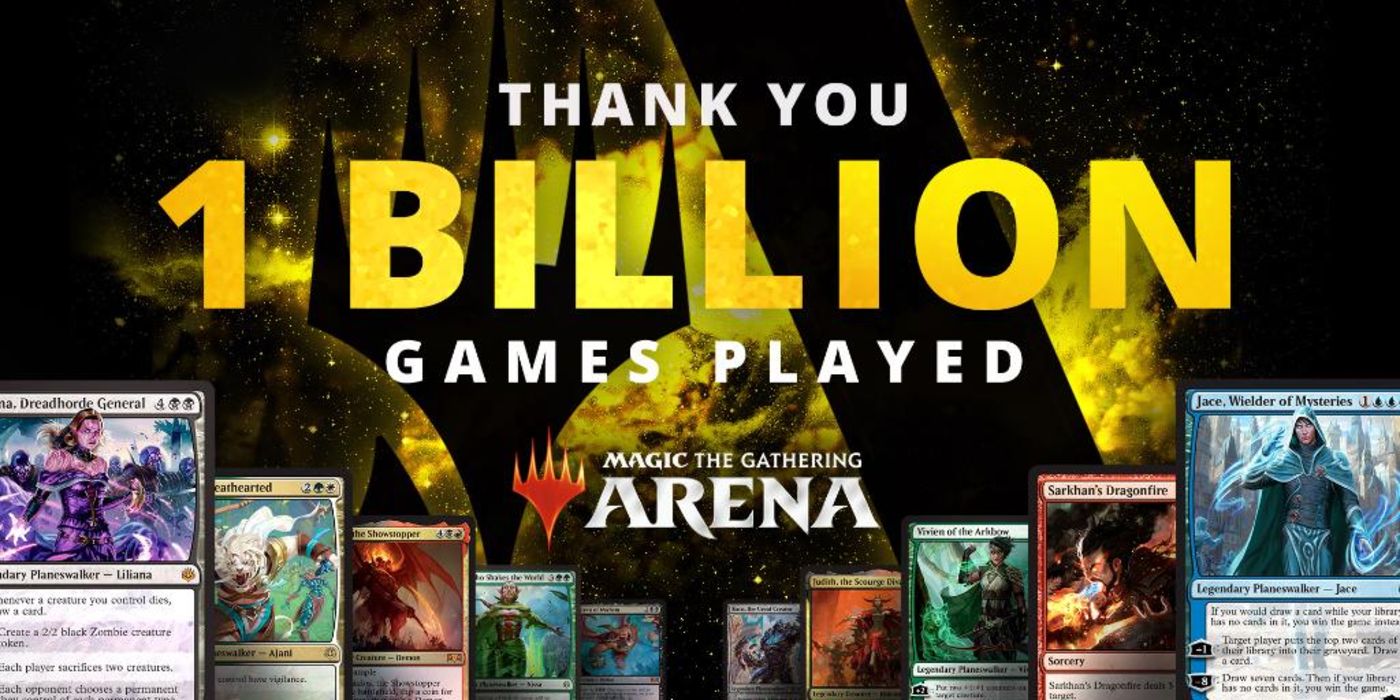 Magic Arena Has Been Played Over One Billion Times Screen Rant