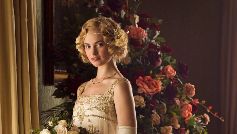 knee length dresses for ladies 1920s Downton Abbey dress in nude with sweetheart neckline  LaVieDelight