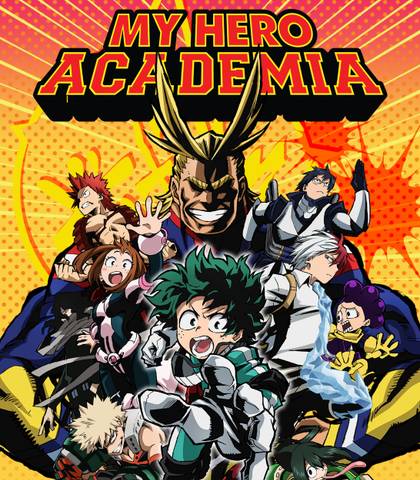 pôster de anime my hero academia TLDR vertical