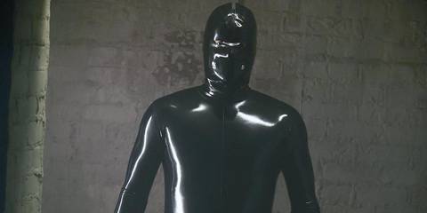 The rubber man in American Horror Story looking scary in Murder House