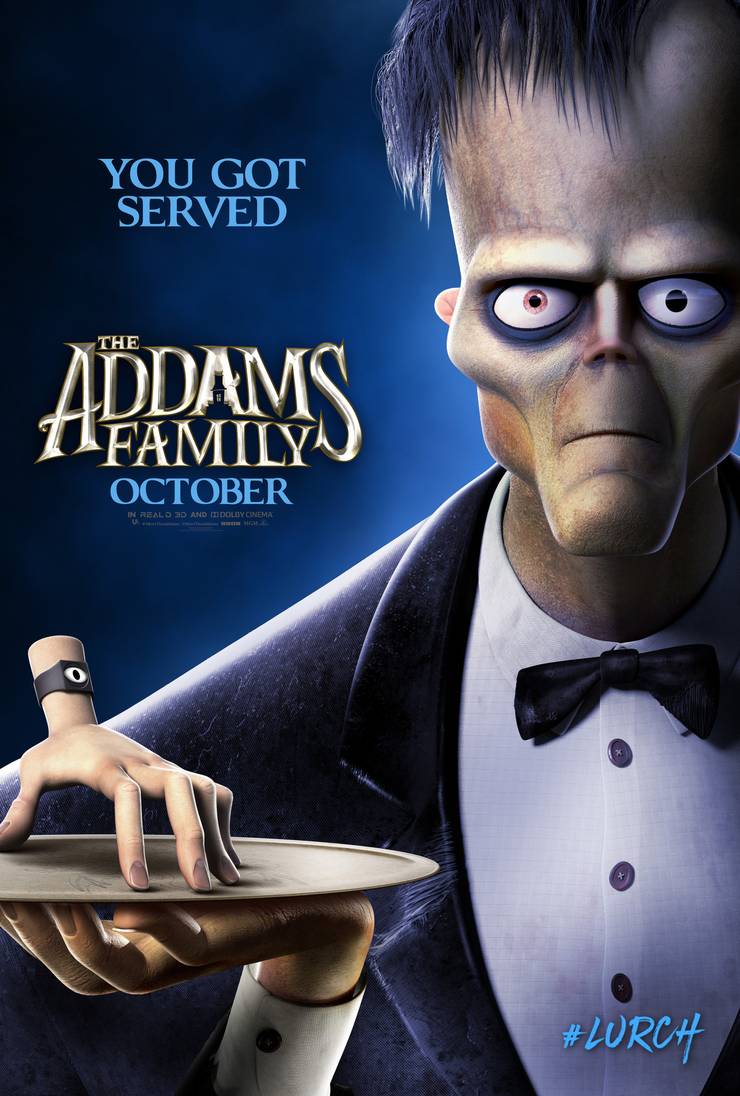Addams Family Movie 2019 Uncle Fester 296 Addams Family Lurch Character Poster