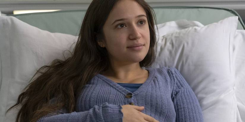 Becca (Gideon Adlon) laying down in The Society