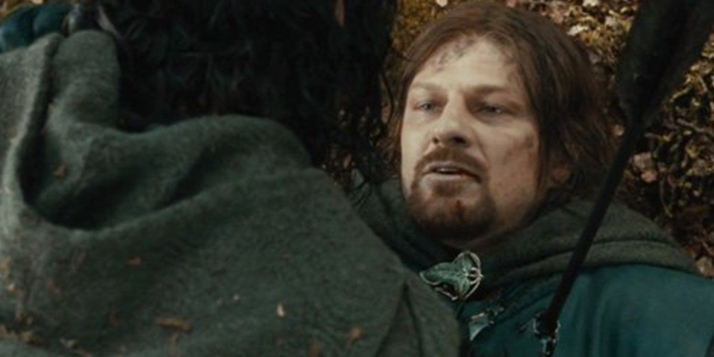 Boromir's death in The Lord of the Rings: The Fellowship of the Ring