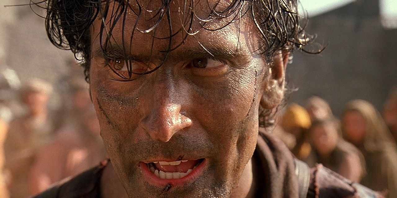 Bruce Campbell as Ash Williams in Army of Darkness