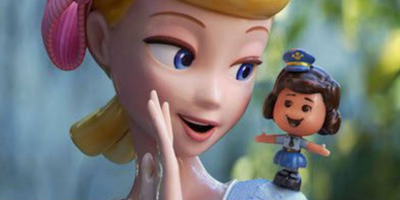 Bo Peep and Giggle McDimples in Toy Story 4