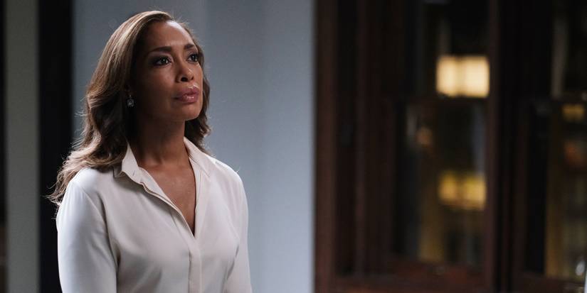 Gina Torres in her office in Pearson USA.