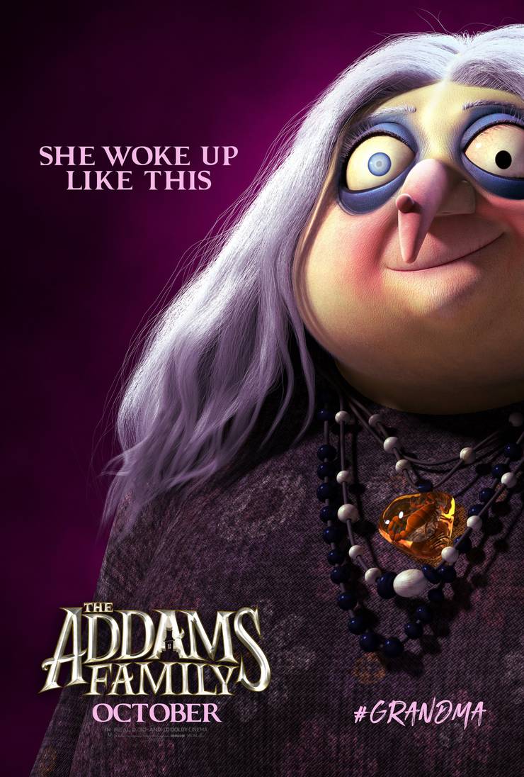 Addams Family Values Movie Poster 65 Grandma Addams Family Character Poster